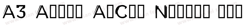 A3 Arial AzCyr Normal字体转换
